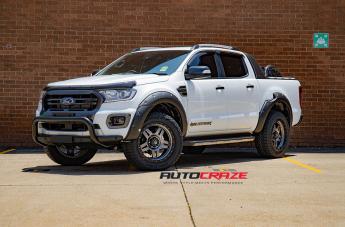 FORD RANGER ANZA MATTE ANTHRACITE WITH BLACK RING